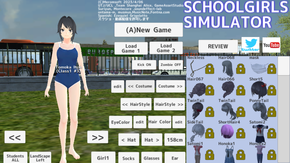 У԰Ůģ2025°汾(SchoolGirls Simulator)v1.0 İ