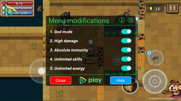 Ԫʿùܲ˵MOD(Soul Knight)v6.8.0 ׿