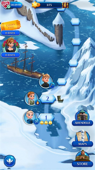 ѩԵ°(Frozen Free Fall)v13.6.0 ׿