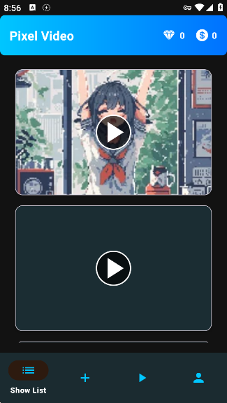 Pixel Videoapp°