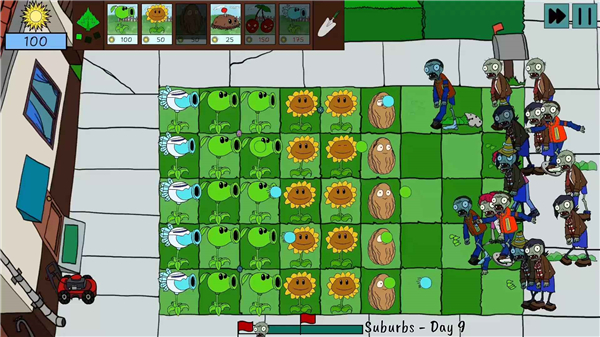 ֲս̫սʬϷ(Plants Vs. Space Zombies)v1.0 ׿