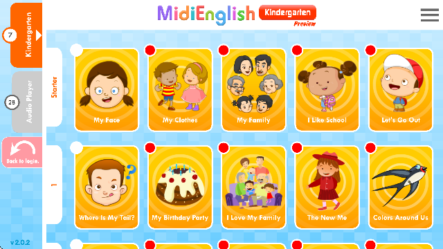米迪英语app安卓版本(MidiEnglish Kindergarten) 米迪英语app安卓版本(MidiEnglish Kindergarten)