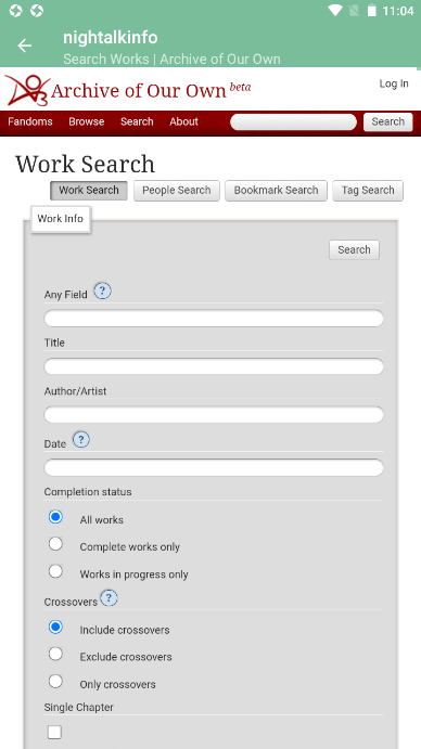 nightalk ao3°(nightalkinfo)v1.0 ׿