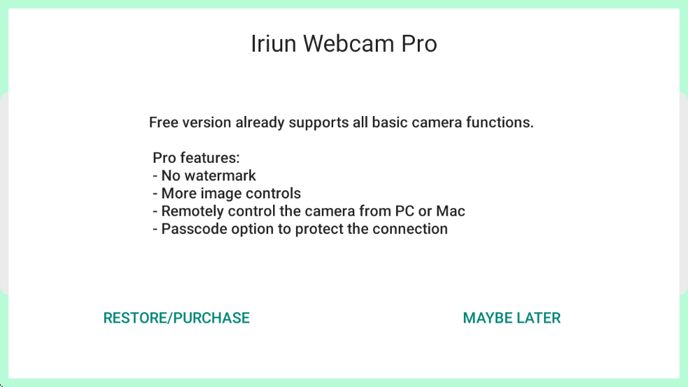 Iriun Webcamֻ