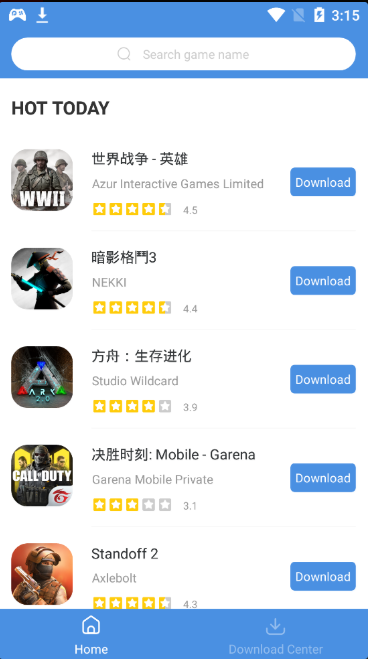 Ϸapp(GamesToday)