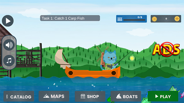 Сèģֻذװ޹(Cat Gos Fishing Simulatorװ)v1.02 ٷ