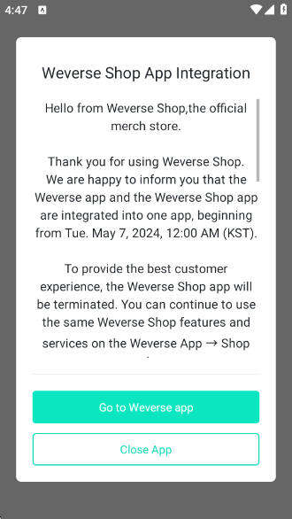 Weverse Shop°