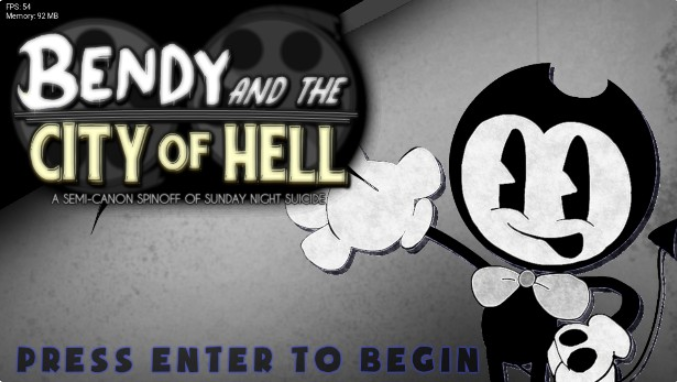 fnf֮(Sunday Night Suicide: Bendy and the City of Hell)