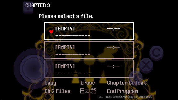 Ƿĵº(Deltarune Chapter 3)v1.0.0 °