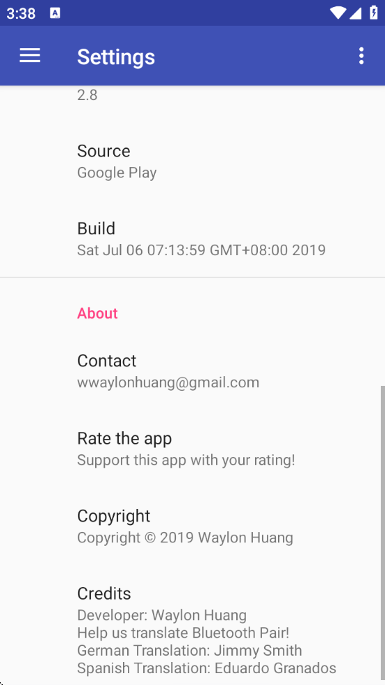 Bluetooth Pair