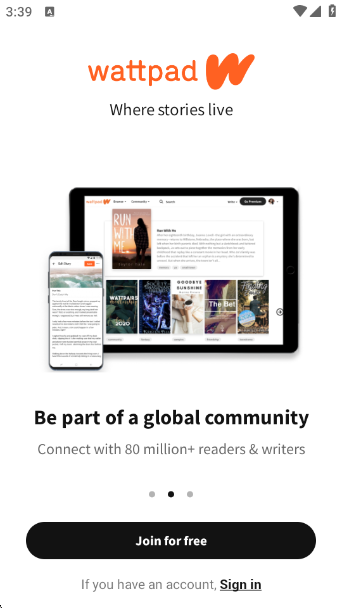 Wattpad°v11.9.0 ٷ
