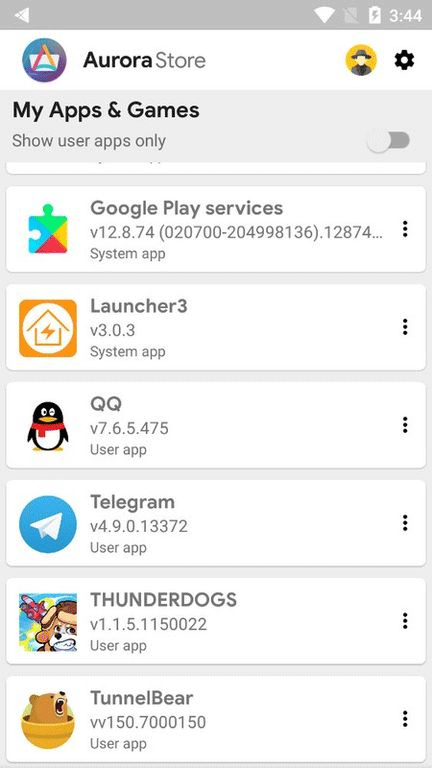 AuroraStoreİv4.7.3 °