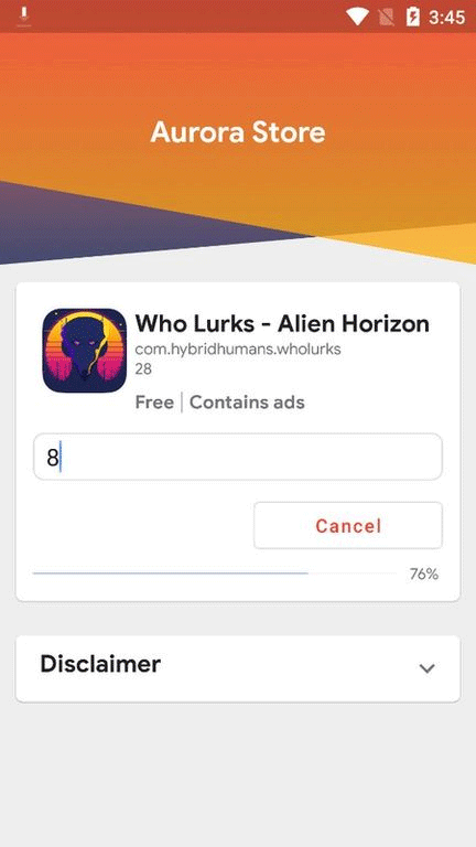 AuroraStoreİv4.7.3 °