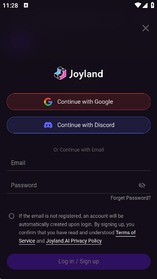 Joyland AIappعٷ