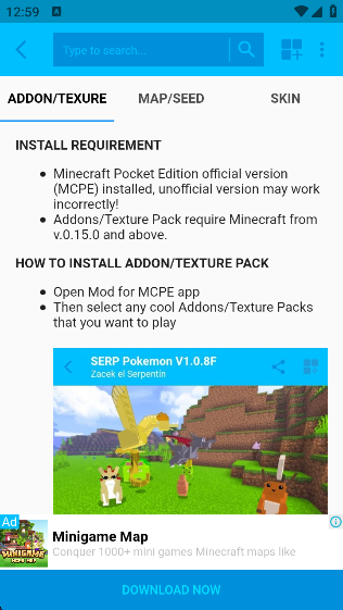 ҵģ°(Mods AddOns for Minecraft PE)v2.2.0 ׿