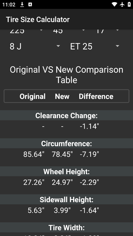 ̥app°(Tire Size Calculator)v1.4.02 ٷ