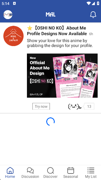 MyAnimeListapp