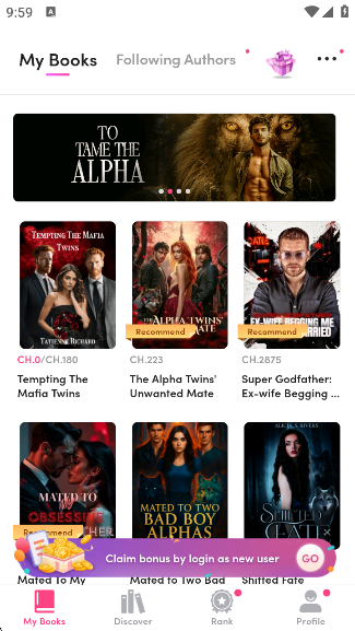 My Fictionapp°