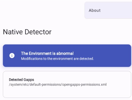 Native Detectorappعٷ
