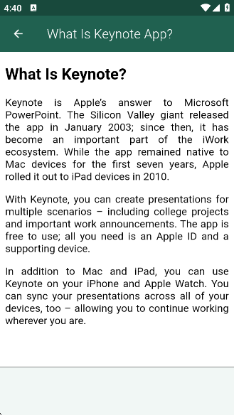 Keynoteapp(Keynote App for Android Advice)v1.0.3 ׿