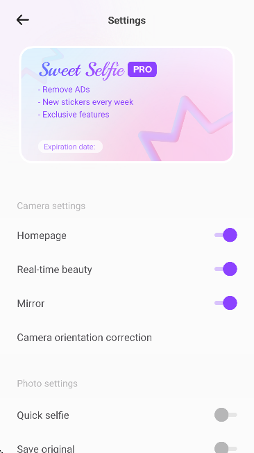 ������app���°汾(Sweet Selfie)