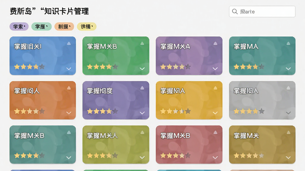 ��������֪ʶ��Ƭ���������棬����Ϊ���Ų�ɫ֪ʶ��Ƭ��������б���ʽ���У������������Ű����룬�����ˬ��ƽ����ϸ�ڰ�����ǩ�������������򡢿�Ƭ�ϵ����ն��Ǽ������ʸ��壬�ɾ����޶���Ԫ��