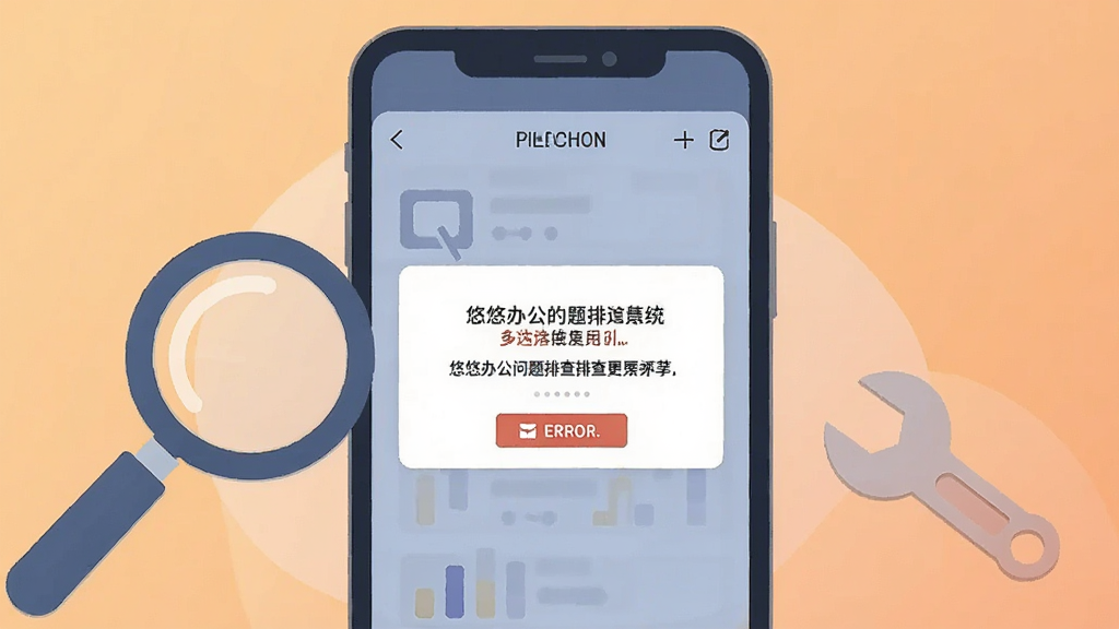 һ��չʾ���ư칫�����Ų鳡����ͼƬ��������һ���ֻ���ʾ������ʾ�������Ա��зŴ������ͼ�꣬����Ϊǳ��ɫ���䣬����ƽ���廭��ϸ�����������ʸɾ����޶���Ԫ��