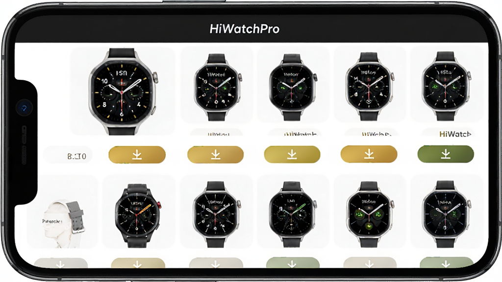 HiWatchPro�����г����棬����Ϊ�ֻ���Ļ��ʾ���ֱ�������ͼ���񣬲���Ϊ�����������У��Ű���գ����Ϊʱ�г�����ƣ�ϸ�ڰ�������Ԥ��ͼ�����ذ�ť��