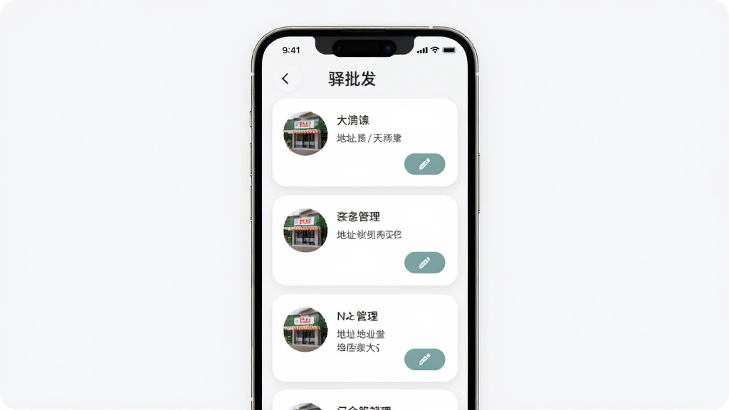 ���������ŵ����ҳ��չʾ������Ϊ�ֻ���Ļ��ʾ�ŵ���Ϣ��Ƭ������Ϊ��Ƭʽ�������У��Ű��࣬���Ϊ���Բ����ƣ�ϸ�ڰ����ŵ�ͷ�����ơ���ַ���༭��ť�����ʸ��壬�ɾ����޶���Ԫ��