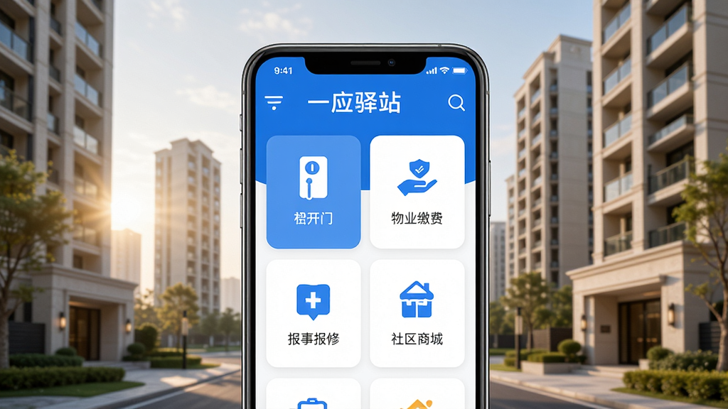 һӦ��վAPP������չʾ������������һ�������ֻ�����Ļ����ʾ����ɫ������������Ӧ����ҳ�������Ž����š���ҵ�ɷѡ����±��ޡ������̳ǵ�ͼ��ģ�飬�������ִ����߲�סլС�����峿������ͣ���������������ϸ��������4K���ʣ��ɾ��޶���Ԫ��