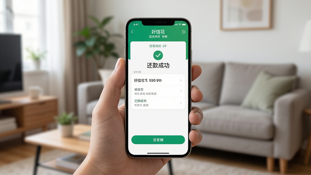 ���Ż��ƶ���ʹ�ó���չʾ��������һֻ�������ֻ�����Ļ��ʾ���Ż�App�Ļ���ɹ�ҳ�棬����Ϊ�Ӽһ������������ֻ�Ϊ���㣬�Ű���Ȼ�����Ϊ���дʵ��ϸ�����ֻ���Ļ�������Ľ������ݣ����ʸ��壬�ɾ����޶���Ԫ��