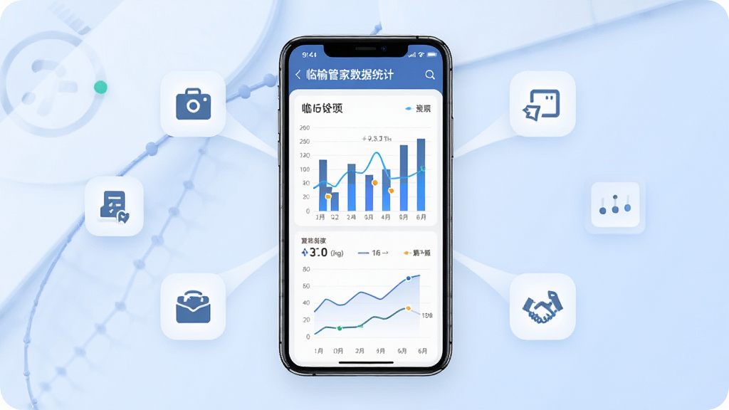 ���ܹܼ�����ͳ��ҳ�棬��������Ϊ�ֻ���Ļչʾ��״ͼ������ͼ�����������ɼ�����Χ��׺��Լ��ͼ��Ԫ�أ�����Ϊ��͵�ǳ��ɫ���������������࣬���ʸɾ�����