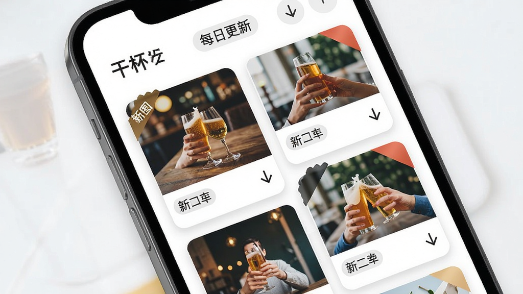����չʾ���ɱ���Ӧ����ҳ�������С�ÿ�ո��¡���ǩ������Ϊ�ֻ������ж������ϼ�ͼƬ�ʿ�Ƭʽ���У����ֲ������¹������֣��Ű�������£����Ϊ�ִ���������ƣ�ϸ�ڰ������ڱ�ǩ����ͼ�Ǳꡢ���ؼ�ͷ�������������ɾ��޶���Ԫ��