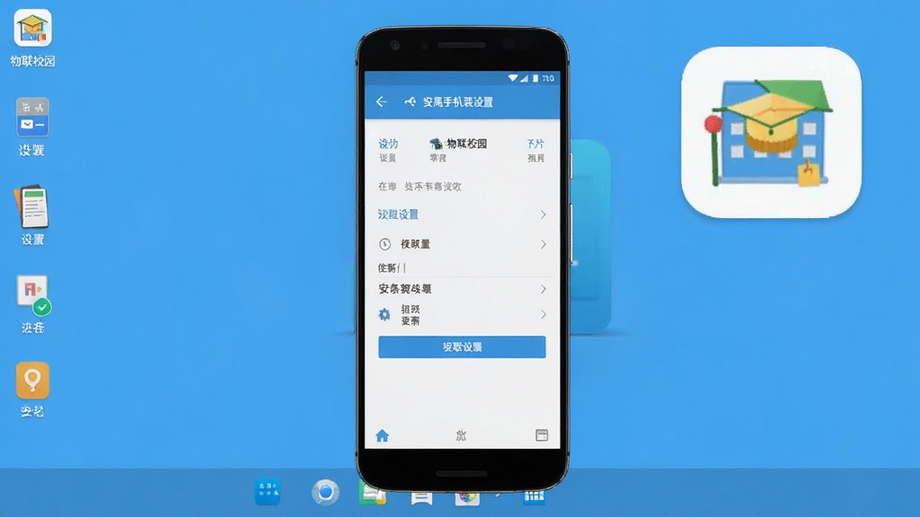 ����У԰��׿�ֻ���װ���ý��棬����չʾ�ֻ�Ȩ������ҳ��������У԰ͼ�꣬����Ϊ�������滷��������ֱ�ۣ����������ϸ����ȷ�����ʸɾ����޶���Ԫ��