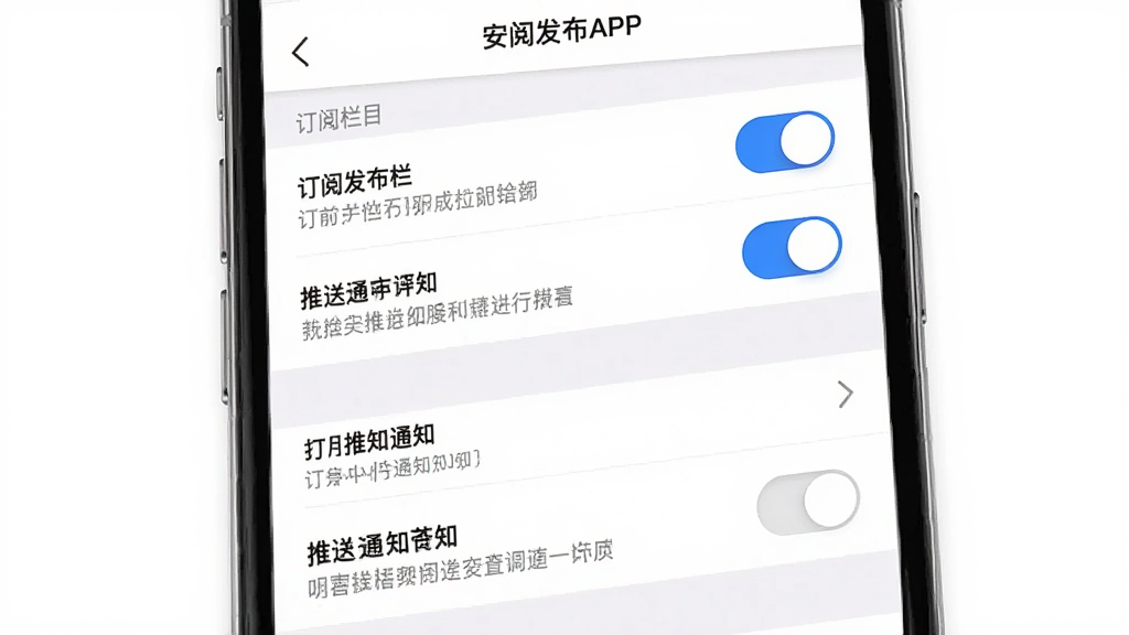 һ��չʾ���ʷ���APP�������������ý����ͼƬ������Ϊ�ֻ���Ļ����Ļ����ʾ������Ŀ���غ�����֪ͨѡ�����Ϊ�����б���ʽ��������ִ���������ɫ���ذ�ť��ϸ����ÿ��ѡ�����˵�����֣�����Ϊ�ɾ��İ�ɫ�����ʸ��壬�ɾ����޶���Ԫ��