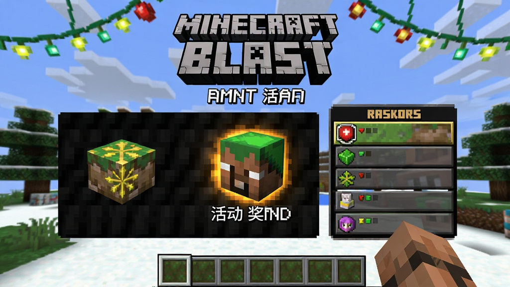 Minecraft Blast ��ʱ����棬չʾ����������а����ط��װ�Σ����շ�Χ������ɫ�ʣ����廭�ʣ��ɾ��޶���Ԫ��