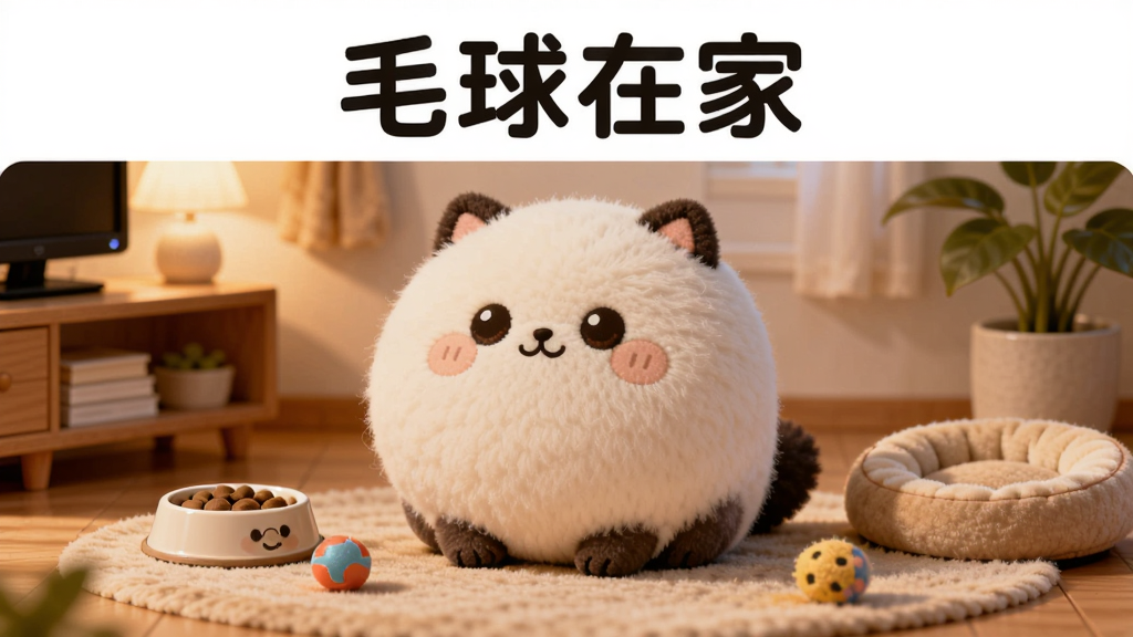 һֻԲ������ë�޳���������ܰ�ľӼҿ������룬��Χ�ڷ���ʳ�衢������С�ѣ���������ͻ��ë���ڼ������еĵ��ӳ������󣬲��ֲ��þ��й�ͼ���Ϸ���������չʾ�������ơ�ë���ڼҡ������Ϊ��ܰ�����Ŀ�ͨ�廭�磬ϸ�ڰ�������ë���ʸС�ůɫ���ƹ⡢ľ�ʵذ�����ֲ��׺�����ʸ��壬����ɾ����޶���Ԫ��