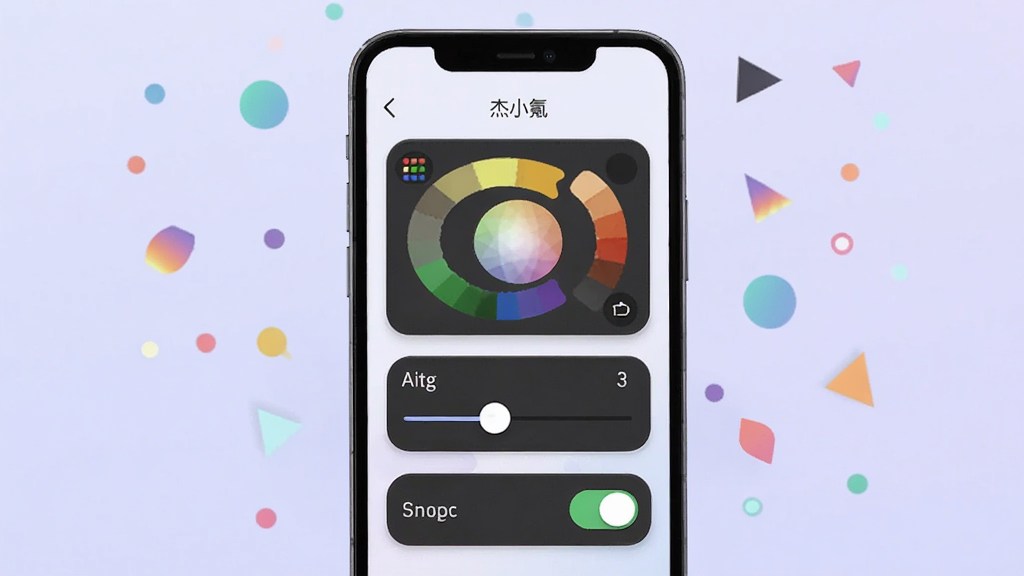 画面主体为一部手机屏幕中显示