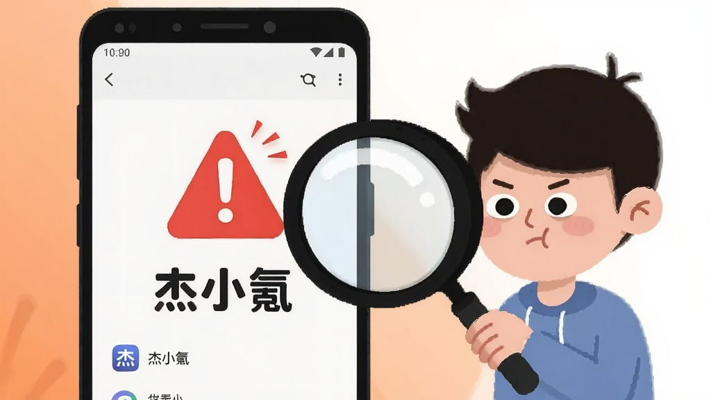 画面主体为一部安卓手机,手机屏幕中显示