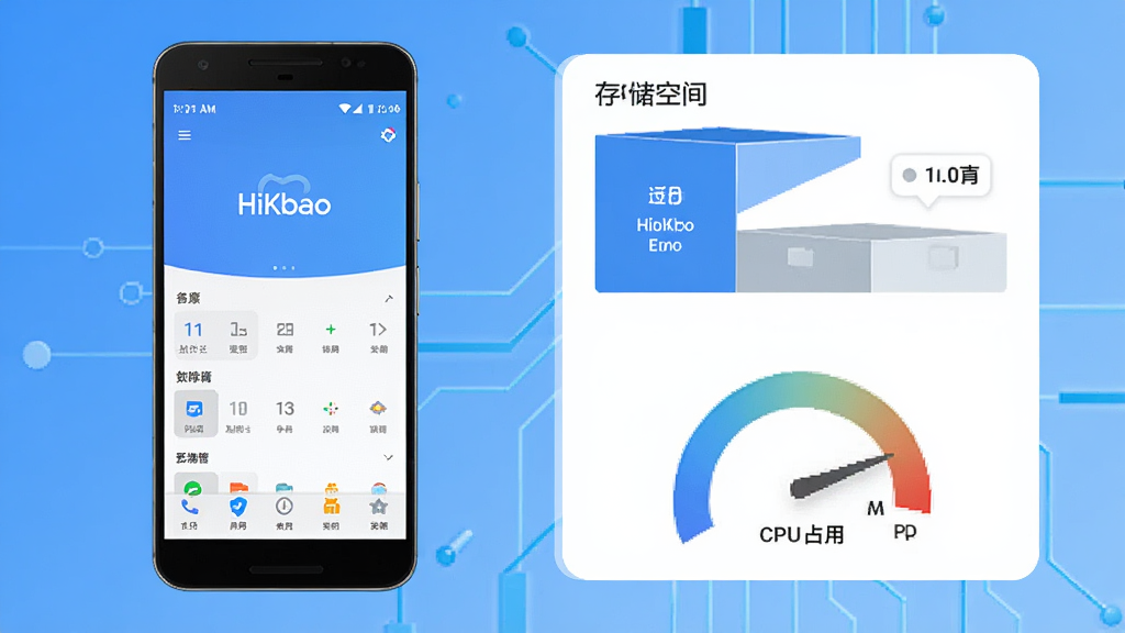HiKbao������������ͼ���������Ϊһ����׿�ֻ�չʾHiKbao���н��棬�Ҳ�Ϊ�洢�ռ�ʾ��ͼ��CPUռ���Ǳ��̣�����ɫ��Ϊ��ˬ������ɫ������Լ�Ƽ��У�ϸ�����������ʸ��壬�ɾ��޶���Ԫ��