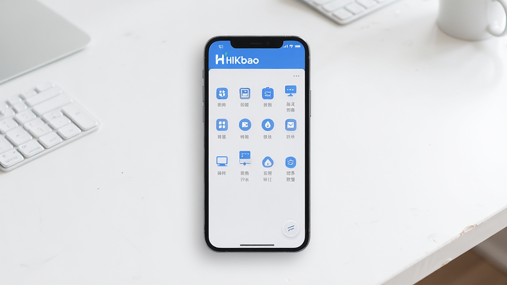 HiKbao��������չʾͼ����������Ϊ�ֻ���Ļ����Ļ�ڳ���HiKbao������Ĺ��ܲ��֣�ǳ��ɫ����ɫ���䣬ͼ���������룬����Ϊ�ɾ��İ�ɫ���棬������ͣ������������ɾ��޶���Ԫ��