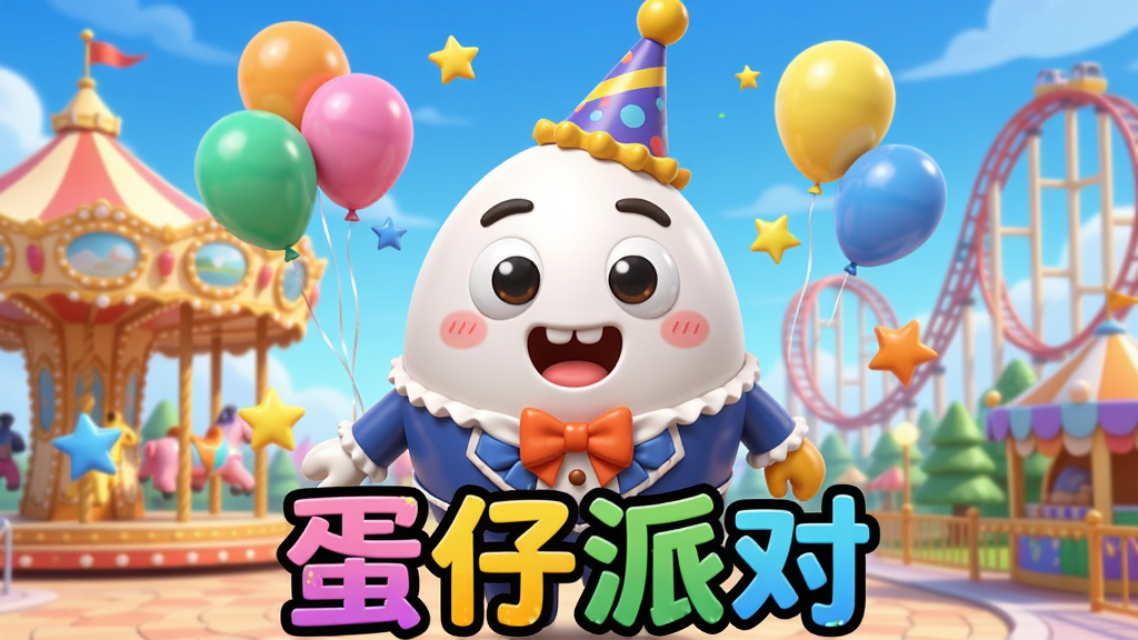 ����������һ��Բ��ɰ��ĵ��н�ɫ�������ɶ������ͷ���ɶ�ñ��Ц�ݲ��ã���ΧƯ���Ų�ɫ��������ǣ��������λõ�����԰����������תľ���͹�ɽ��������ɫ���������ޣ�����3D��ͨ��Ⱦ���ϸ�ڷḻ�����ʸ��壬�ɾ��޶���Ԫ�أ��������·��ò�ɫ����д�������ɶԡ�