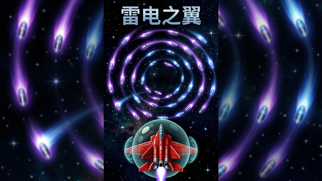 ������Ϸ���棬һ�ܺ�ɫս������Ļ�·����Ϸ��ǳ�����״��ɢ����ɫ����ɫ�ӵ���Ļ����Ļ֮��������խͨ��������Ϊ������ƣ����־��У����Ϊ����ֻ���Ļ�����ϸ�ڰ����ӵ�������β��ս������΢�⡢�ǿ���˸�����ʸ��壬�ɾ����������ϲ��С��׵�֮�����������޶���Ԫ��
