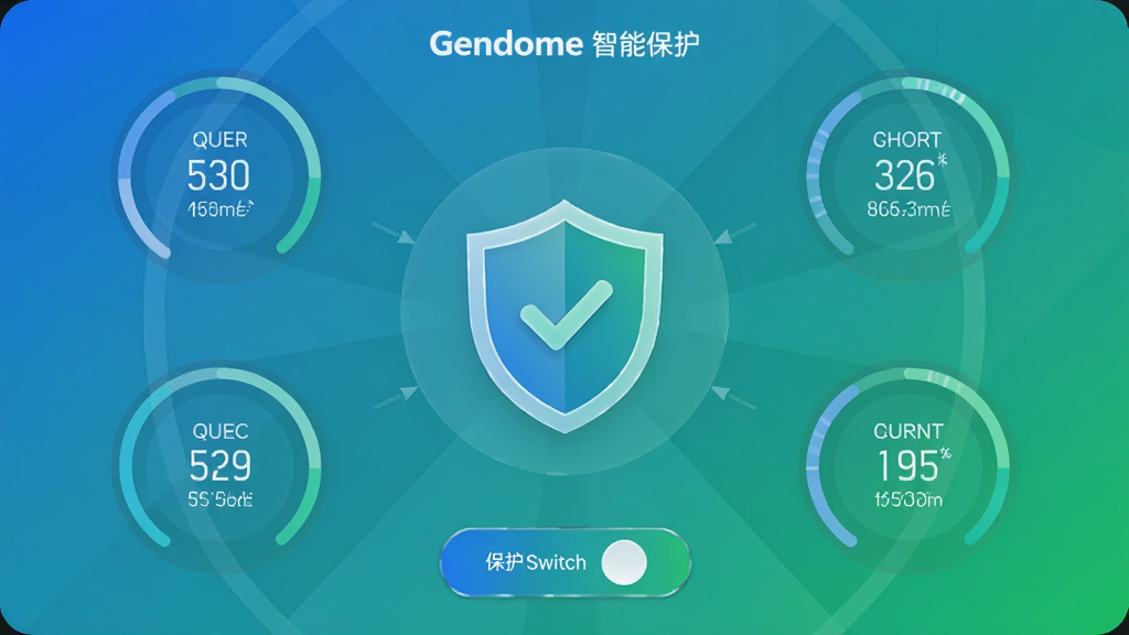 AI��ͼ������ΪGendome���ܱ������ý��棬����Ϊ�������ͼ�꣬��Χ�����¶ȡ���ѹ�������������Բ�����Ű���÷���״���֣����Ϊ��ȫ������������̽��䣬ϸ�ڰ��������ϵĶԹ���־��Բ���ڵ�ʵʱ��ֵ���ײ��������ذ�ť�����ʸ��壬�ɾ����޶���Ԫ��