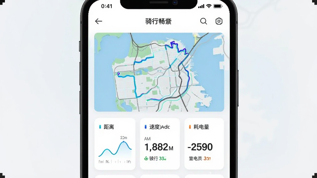 ��������Ϊ�ֻ���Ļչʾ���г���APP�������ݱ���ҳ�棬����Ϊ���½ṹ���Ϸ�Ϊ���й켣��ͼ���·�Ϊ���ݿ�Ƭչʾ���롢�ٶ���ĵ��������Ϊ���¼�Լ�磬ϸ�ڰ�������ͼ������ͳ�ƣ�����Ϊ��ɫ��Ƭ��ǳ�ҵ�ɫ�����ʸ��壬�ɾ����޶���Ԫ��