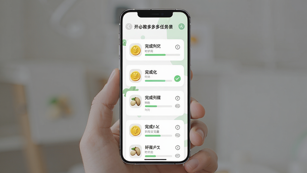���Ĺ����������б�ҳ�棬�ֻ���Ļ����չʾ���������ж������Ƭ�������У�ÿ����Ƭ����ͼ��ͽ��ȱ�ǣ�����Ϊ��ɫ���䵭��ɫ��׺�������ˬ��Լ��ϸ�ڰ������ͼ�ꡢ��ɹ�ѡ��ʱ���ǩ�����ʸ��壬�ɾ����޶���Ԫ��
