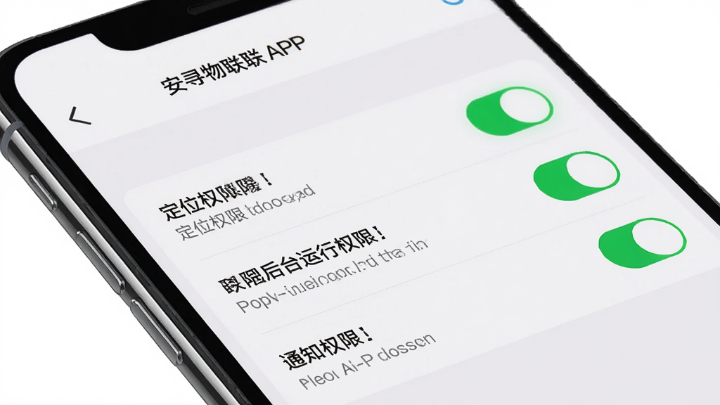 �����ǰ�Ѱ����APP���ֻ��ϵ�Ȩ�����ý��棬����Ϊ�ֻ���Ļ��д���Ű�չʾ��λȨ�ޡ���̨����Ȩ�ޡ�֪ͨȨ�޵Ŀ����б������Ϊ������˵�ϵͳ���÷��ϸ�ڰ����ѿ�������ɫ����ͼ�������˵�������ʸ���ɾ��޶���Ԫ�ء�