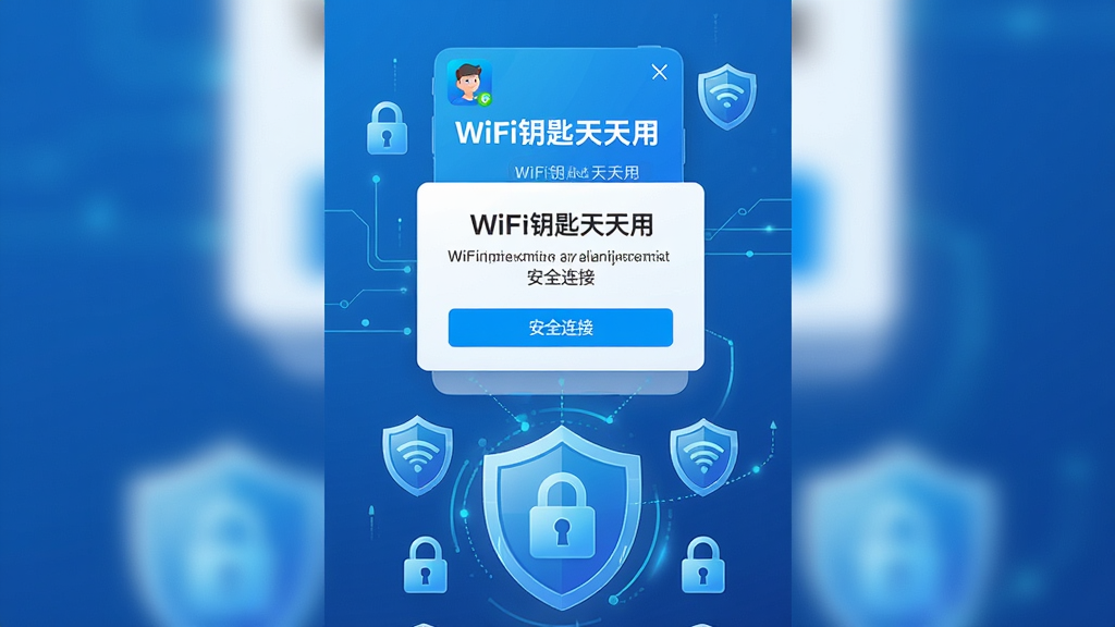 һ��������Ϣͼ���ͼƬ������������WiFiԿ�������������İ�ȫ��ʾ�������棬��Χ���ƶ���ͼ�������η��ţ���������������λ���Ϸ�����ȫԪ�طֲ����°벿�֣����Ϊ���¿Ƽ�������ϸ�ڰ�����WiFiԿ�������á����ֺ͡���ȫ���ӡ����������ʸɾ��������޶���װ��