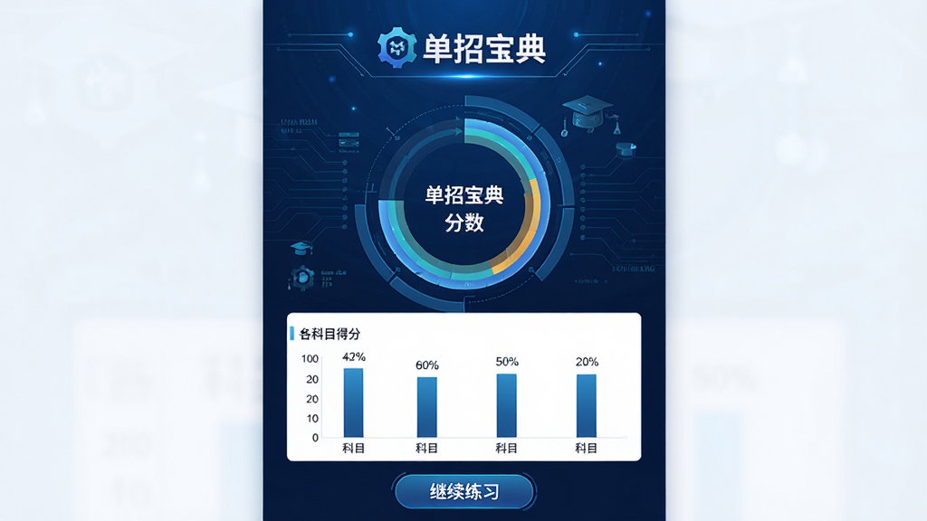 һ�š����б��䡱ģ�⿼�Գɼ�����ҳ��Ч��ͼ����������Ϊ���η���ͼ�����·�Ϊ����Ŀ�÷���״ͼ�롰������ϰ����ť���������С����б��䡱��ʶ��������������Ƽ���񣬻����������Ű�����