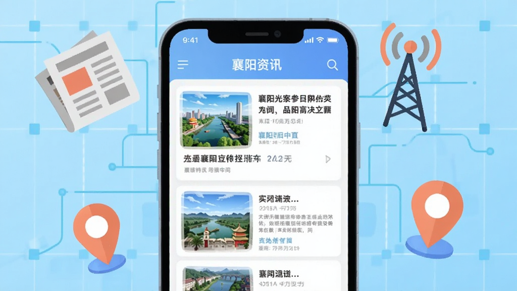 ��������Ϊ�ҵ�����App��Ѷҳ����д���ֻ���Ļ��ʾ�������ſ�Ƭ����Ƭ�����������ط羰����ͼ��������֣���ΧƯ���ű�ֽ���ź�������λͼ���Ԫ�أ�����Ϊǳ��ɫ�Ƽ������񣬱�ƽ�廭���ɫ�����죬�����������ɾ����޶���Ԫ��